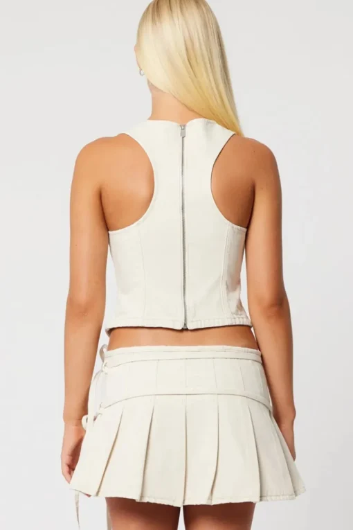 Abrand | Pleated Wrap Skirt