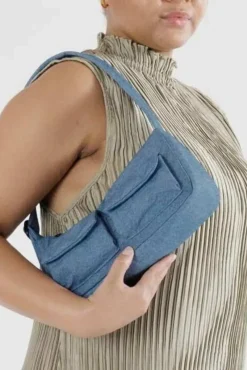Baggu | Cargo Shoulder Bag - Denim