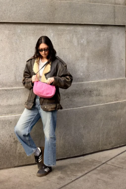 Baggu | Small Crescent Bag - Azalea