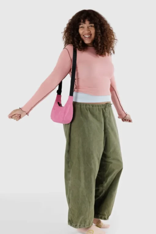 Baggu | Small Crescent Bag - Azalea