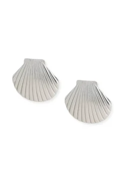 Bracha | Concha Studs - Silver