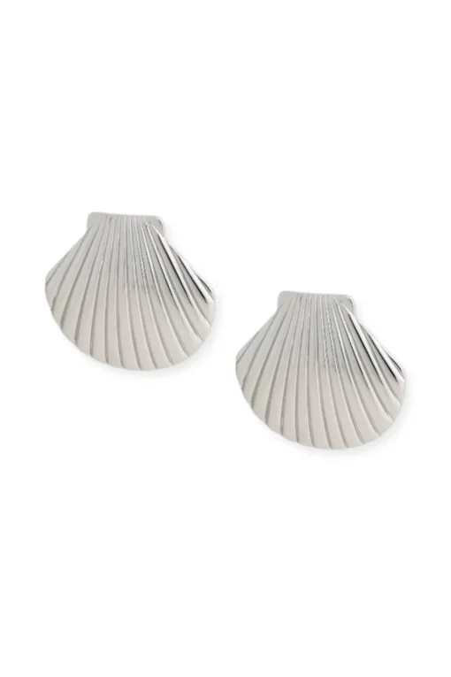 Bracha | Concha Studs - Silver