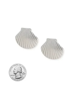 Bracha | Concha Studs - Silver