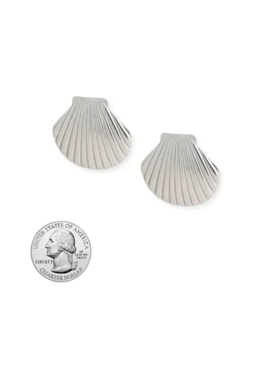 Bracha | Concha Studs - Silver