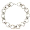 Circle Chain Necklace - Silver