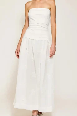 Emberly Mix-Media Dress
