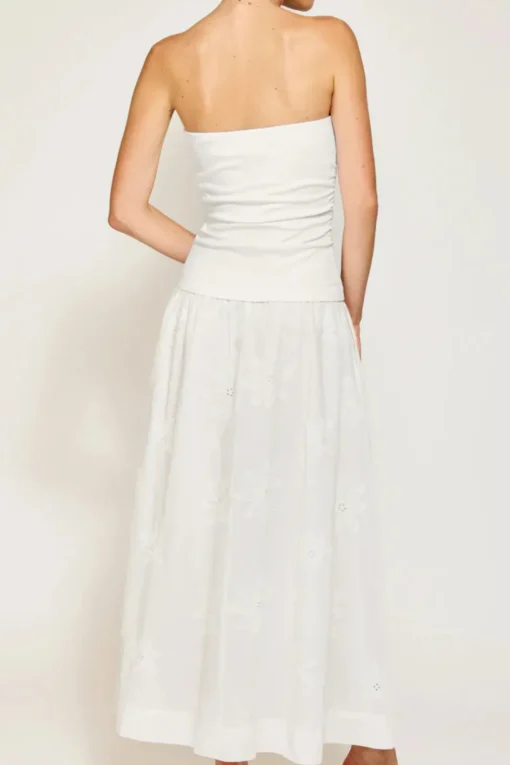 Emberly Mix-Media Dress