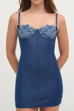 For Love & Lemons | Denim Hearts Dress