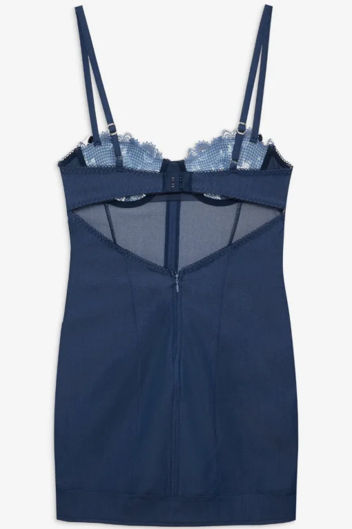 For Love & Lemons | Denim Hearts Dress