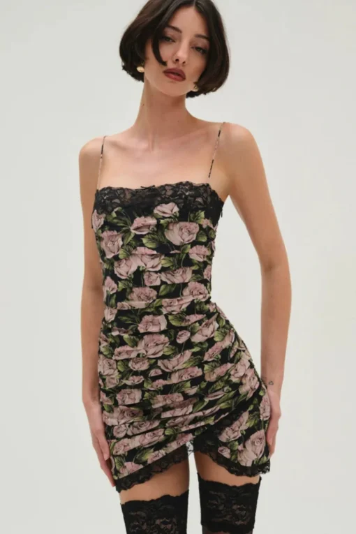 For Love & Lemons | Fallen Rose Dress (FINAL SALE)