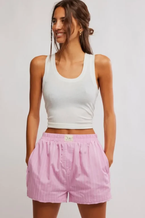 Free People | Day to Day Boxers - Pink