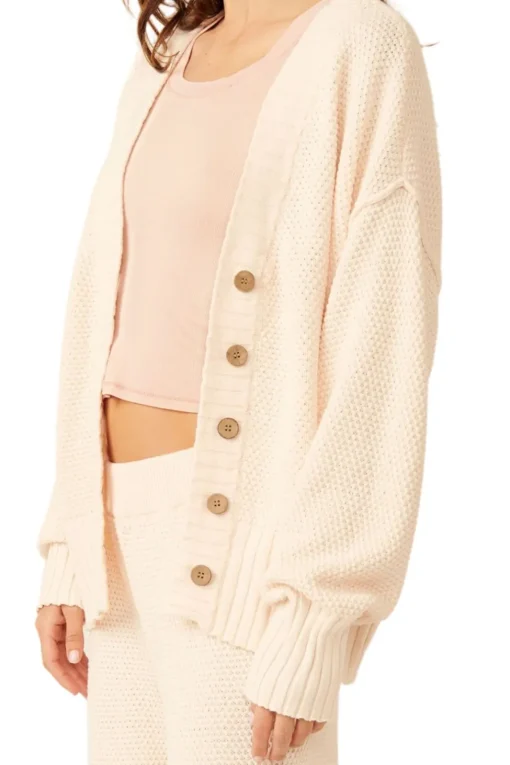 Free People | Hailee Cardi Set - Powder Sand
