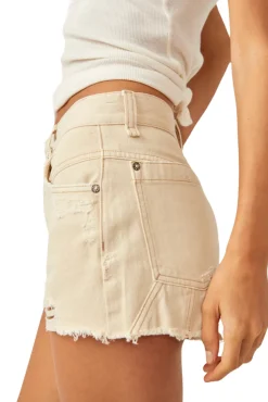 Free People | Now or Never Shorts - Ecru