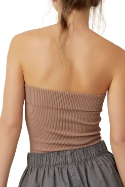Free People | Ribbed Seamless Tube Top - Cocoa