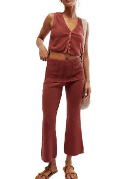 Free People | Ruby Sweater Pant Set - Chutney