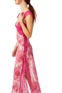 Free People | Suddenly Fine Maxi Slip Dress - Rosey
