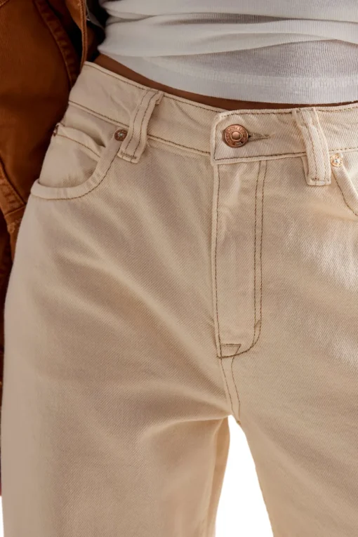 Free People | Tinsley Baggy High-Rise Jean - Ecru