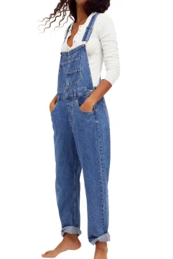 Free People | Ziggy Denim Overalls - Sapphire Blue