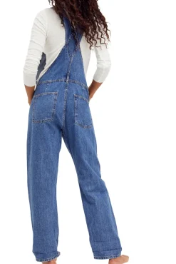 Free People | Ziggy Denim Overalls - Sapphire Blue