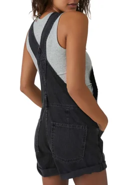 Free People | Ziggy Shortall Overalls - Mineral Black
