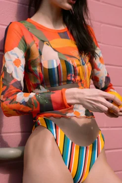 It's Now Cool | Mesh Crop