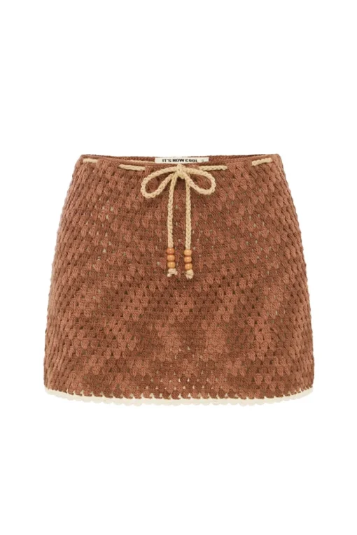 It's Now Cool | Mini Crochet Skirt