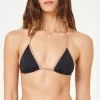 LSpace | Aspen Top - Black & Saddle