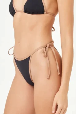 LSpace | Levy Bottom - Black & Saddle