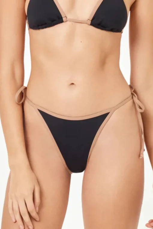 LSpace | Levy Bottom - Black & Saddle
