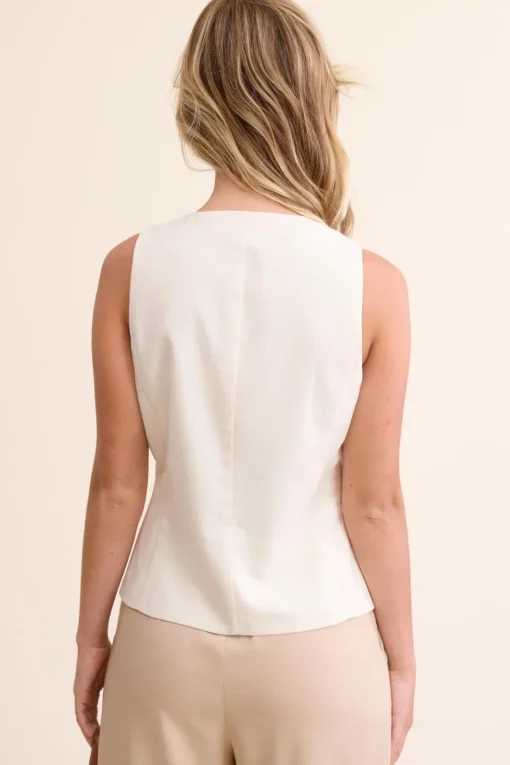 Marcella Vest - Cream