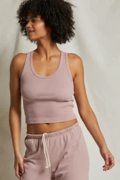perfectwhitetee | Blondie Tank - Mauve