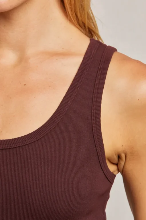 perfectwhitetee | Blondie Tank - Blackberry