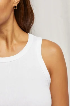 perfectwhitetee | Elle Tank - White