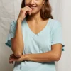 perfectwhitetee | Hendrix Tee - Iced Aqua