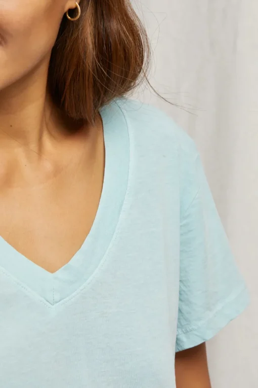 perfectwhitetee | Hendrix Tee - Iced Aqua