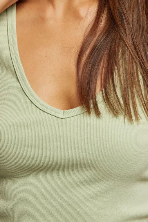 perfectwhitetee | Maria Tank - Pistachio