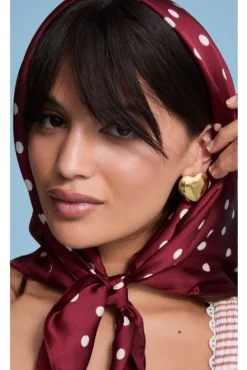 Petit Moments | Polka Scarf - Red