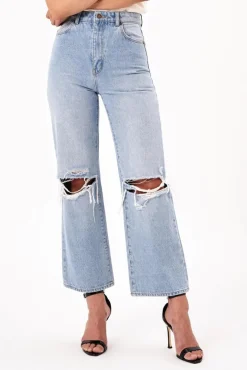 Rolla's | Heidi Ankle Jean - Distressed Old Stone