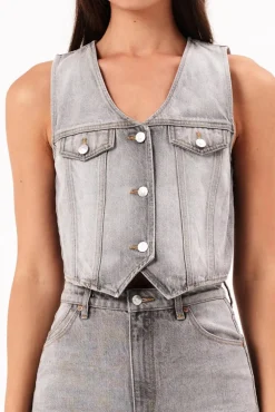 Rolla's | Morgan Vest - Stone Grey