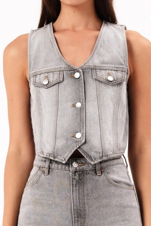 Rolla's | Morgan Vest - Stone Grey