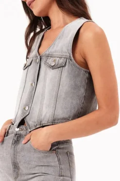 Rolla's | Morgan Vest - Stone Grey