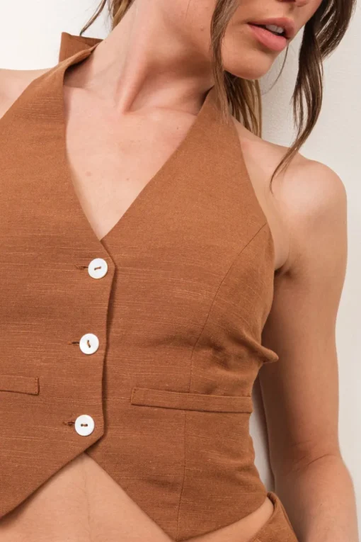 Selma Linen Vest